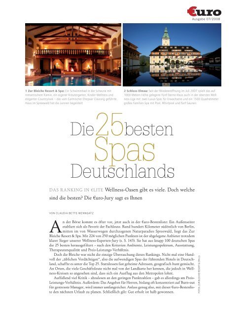 Spas - Hotel zur Bleiche