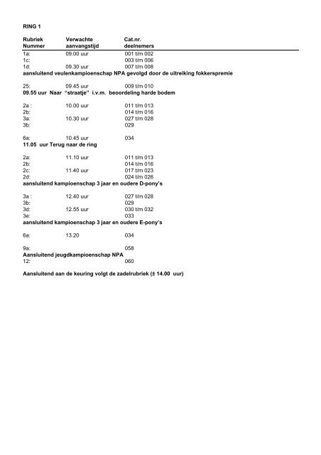 klik hier voor het complete programmaboekje van Assendelft - NRPS