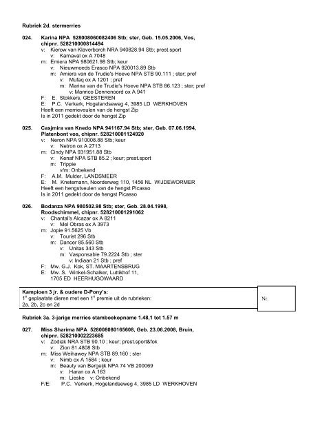 klik hier voor het complete programmaboekje van Assendelft - NRPS