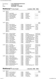 5. Int. HDI-Pokalschwimmen - WASPO Langendreer-Werne e.V.