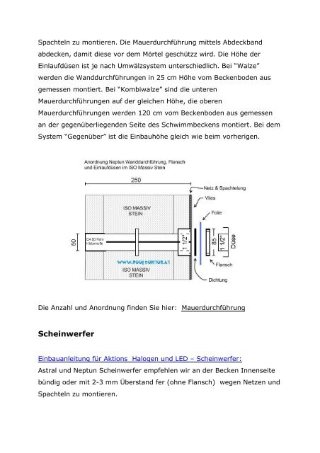 ISO-Massiv-Bauanleitung 1 - Schwimmbecken Selbstbau