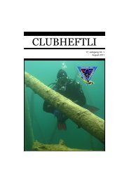 Clubheft 01 / 2011 - Tauchclub Neptun