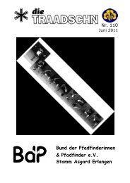 Ausgabe 110 / 2011 - Stamm Asgard Erlangen eV