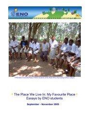 The Place We Live In: My Favourite Place Essays by ENO ... - Joensuu