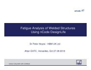 Fatigue Analysis of Welded Structures Using nCode DesignLife