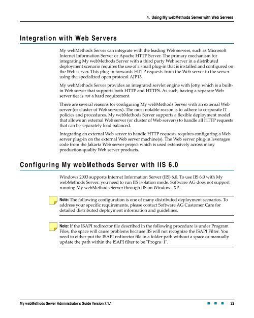 My webMethods Server Administrator's Guide - Software AG ...