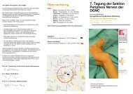 7. Tagung der Sektion Periphere Nerven der DGNC - Deutsche ...