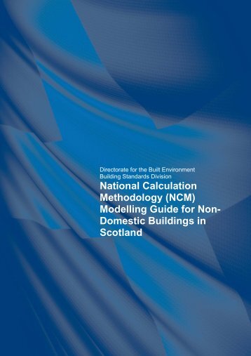 National Calculation Methodology (NCM) - Scottish Government