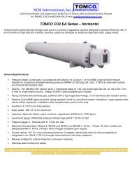 TOMCO CO2 EA Series – Horizontal - NCM International