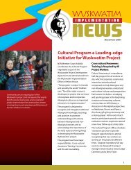 Wuskwatim - Nisichawayasihk Cree Nation
