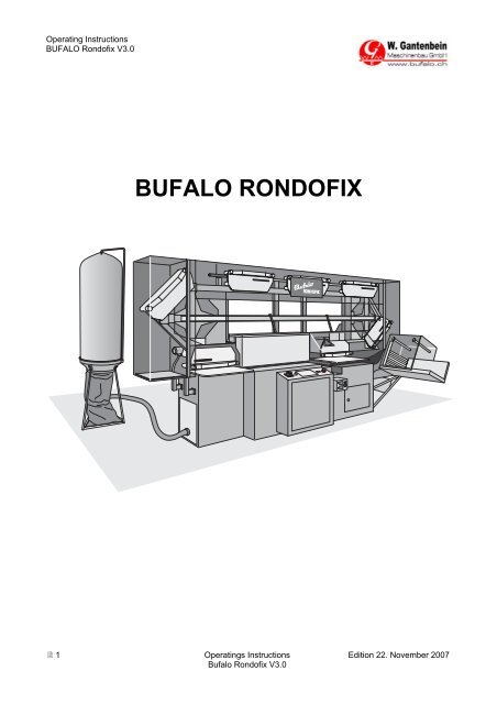 Operating Instructions, complete - W. Gantenbein GmbH