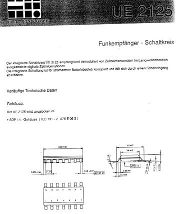 Zeitzeichen-Empfänger für langwelle