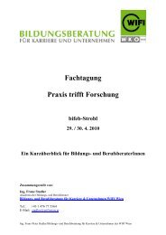 Fachtagung Praxis trifft Forschung - Verband für Berufsberatung und ...