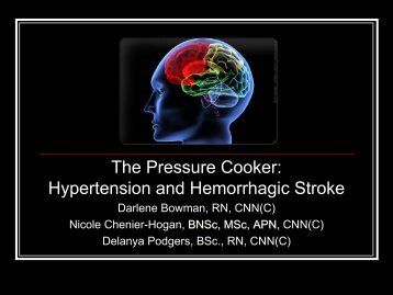 The Pressure Cooker: Hypertension and Hemorrhagic Stroke