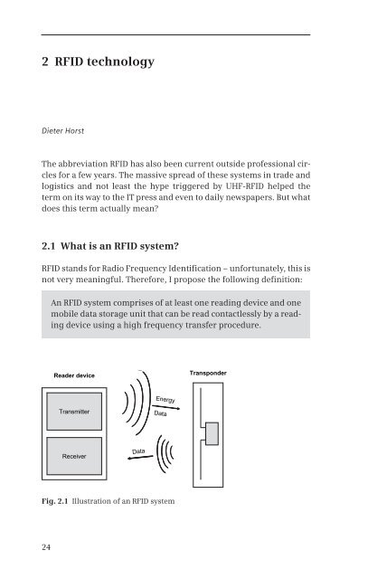 Optimizing Processes with RFID and Auto ID, 2009