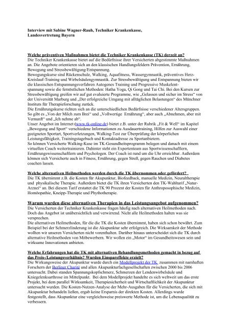 Interview Mit Sabine Wagner Rauh Als Pdf Datei