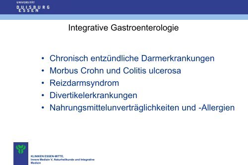 Integrative Gastroenterologie - Natur und Medizin e.V.