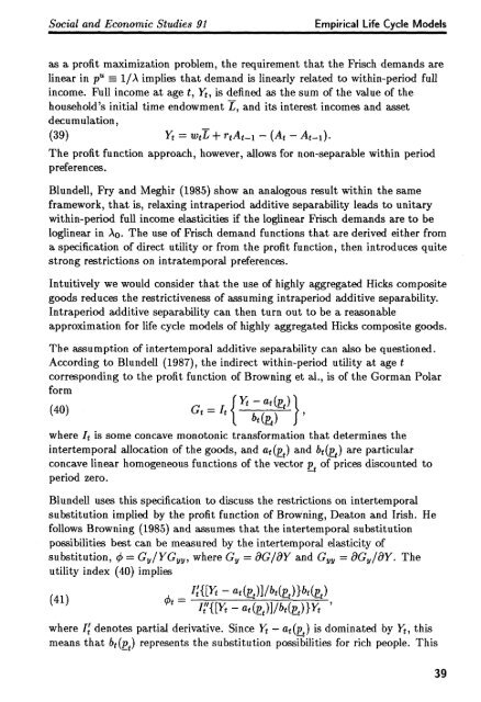 Empirical life cycle models of labour supply and - Statistisk sentralbyrå