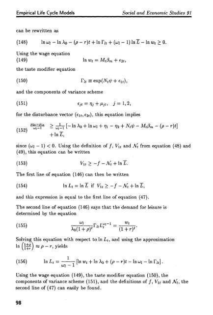 Empirical life cycle models of labour supply and - Statistisk sentralbyrå