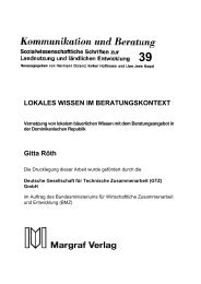 LOKALES WISSEN IM BERATUNGSKONTEXT Gitta Röth