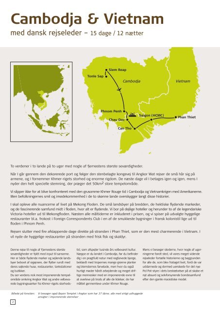 Cambodja & Vietnam - Stjernegaard Rejser