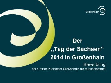 Tag der Sachsen 2014 in Großenhain - Stadt Grossenhain