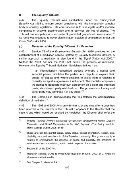 Consultation Paper on Alternative Dispute Resolution - Law Reform ...
