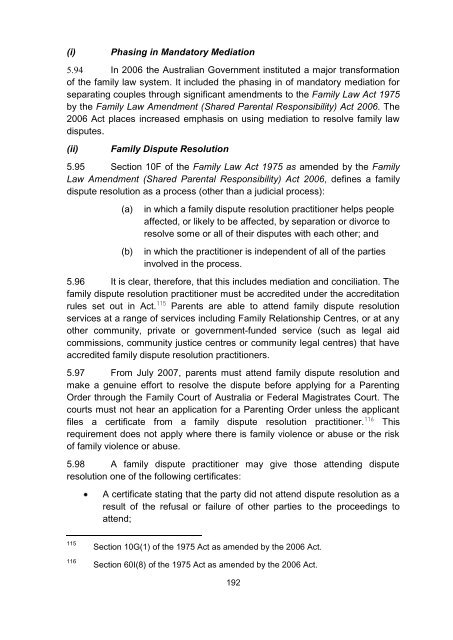 Consultation Paper on Alternative Dispute Resolution - Law Reform ...