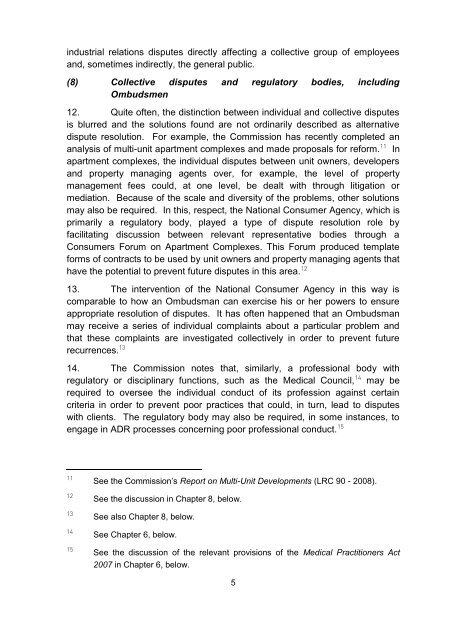 Consultation Paper on Alternative Dispute Resolution - Law Reform ...