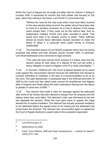 Consultation Paper on Alternative Dispute Resolution - Law Reform ...