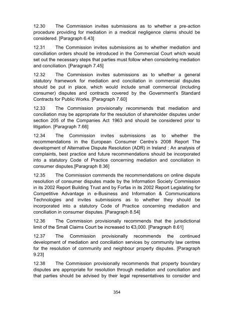 Consultation Paper on Alternative Dispute Resolution - Law Reform ...