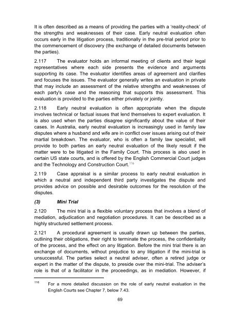 Consultation Paper on Alternative Dispute Resolution - Law Reform ...