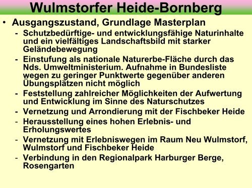 Naturentwicklung und Natur Erleben Wulmstorfer Heide-Bornberg