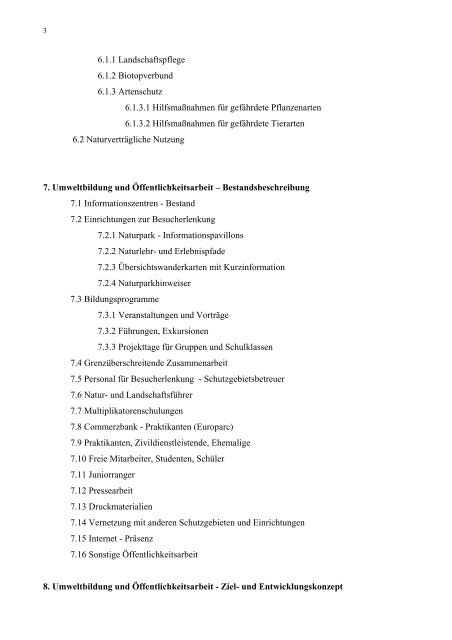 Textteil: 107 Seiten, PDF - Naturpark Bayerischer Wald