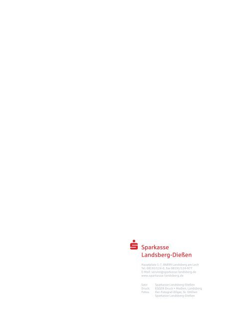Jahresbericht 2011 - Sparkasse Landsberg-Dießen