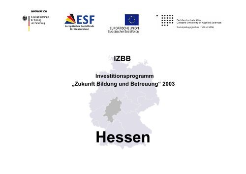 Investitionsprogramm „Zukunft Bildung und ... - Ganztagsschulen