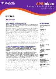 Inbox July 2012.pdf - World Organization of the Scout Movement