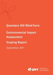 Quantans Hill scoping report - E.ON UK