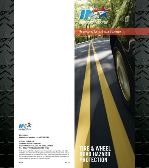 TIRE & WHEEL ROAD HAZARD PROTECTION