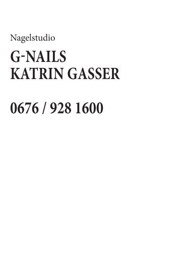 G-NAILS KATRIN GASSER 0676 / 928 1600 - JEGG-Life