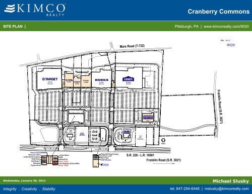 Cranberry Commons - Kimco Realty Corporation