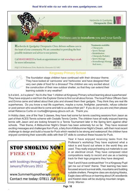 Quedgeley News March 2012 Issue Number 189