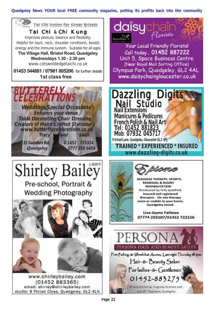 Quedgeley News March 2012 Issue Number 189