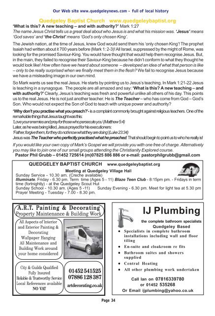 Quedgeley News March 2012 Issue Number 189