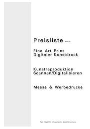 Preisliste FineArtPrint (313 KB) in Ihren Browser - Boesner