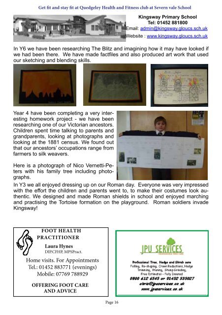 Issue 199 – January 2013 - Quedgeley News
