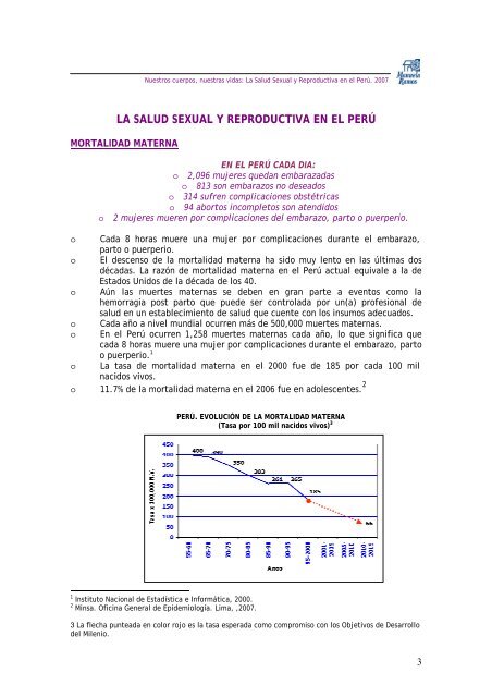 Salud sexual reproductiva en peru