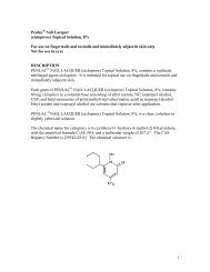 Penlac® (ciclopirox) Topical Solution, 8% - Sanofi-Aventis