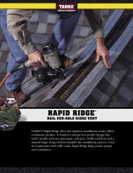 RAPID RIDGE® - Tamko