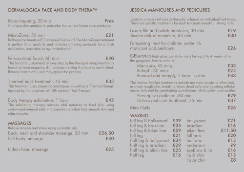 our beauty prices - Jas Hair